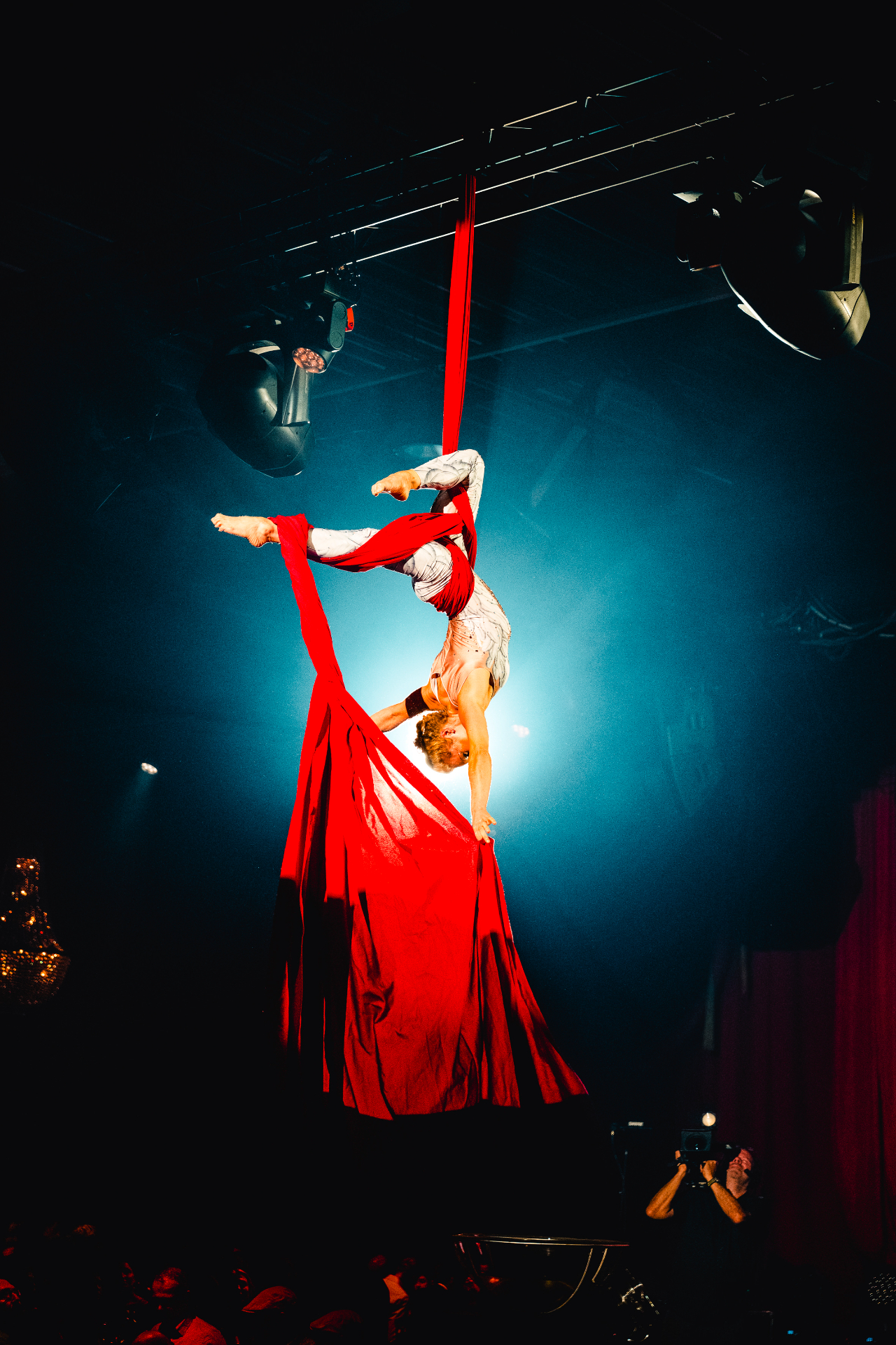 Dinnershow with Aerial Silk Act